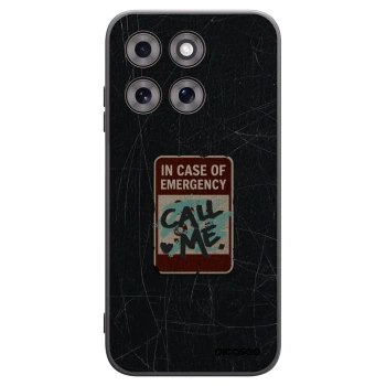 Picasee silikonski črni ovitek za Motorola Moto G77 - EMERGENCY