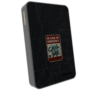 Picasee Prenosna baterija z MagSafe 10 000 mAh Siva - EMERGENCY