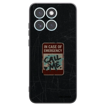 Picasee silikonski črni ovitek za Motorola Edge 70 Fusion - EMERGENCY