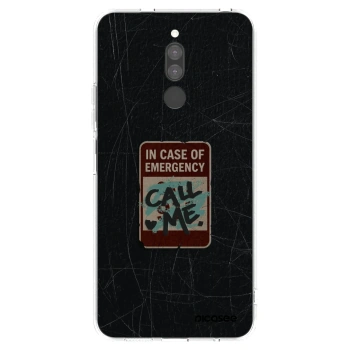 Picasee silikonski prozorni ovitek za Xiaomi Redmi 8 - EMERGENCY