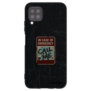 Picasee silikonski črni ovitek za Huawei P40 Lite - EMERGENCY