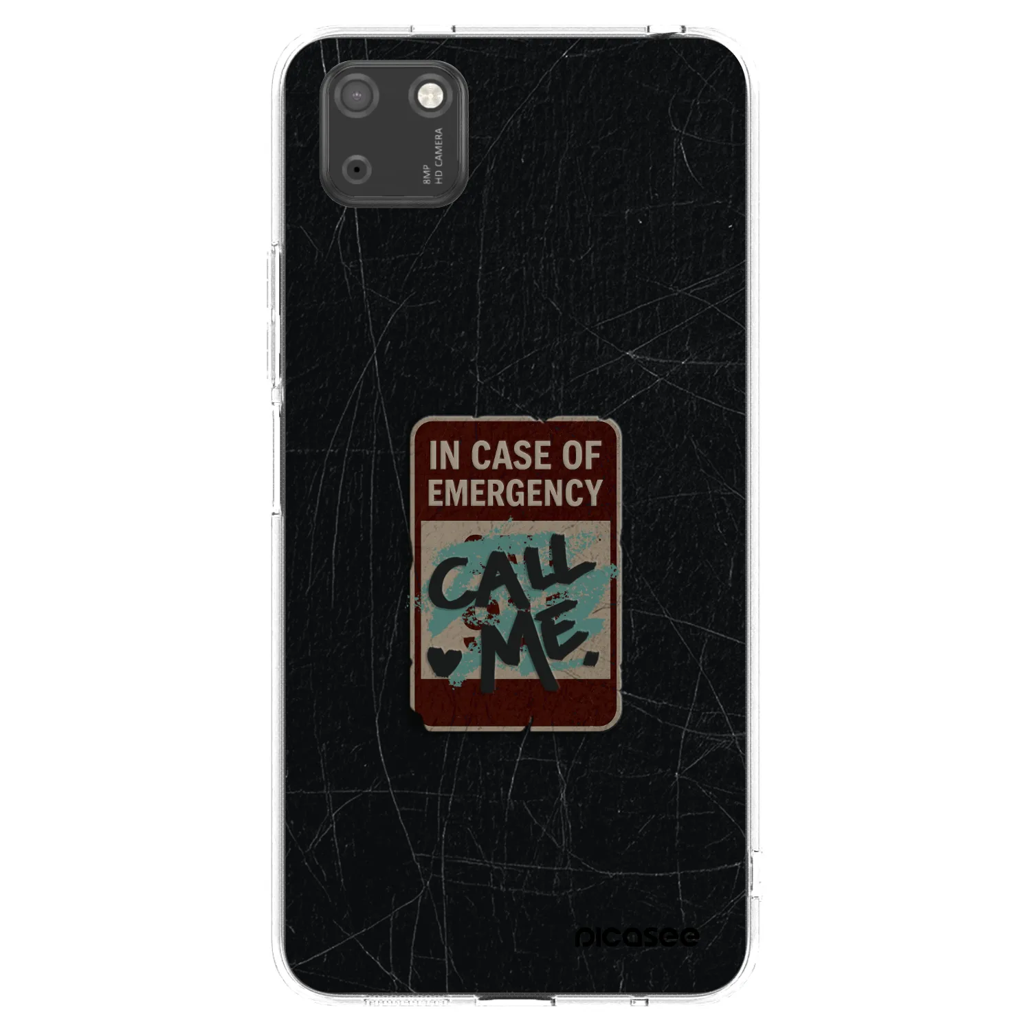 Picasee silikonski prozorni ovitek za Huawei Y5P - EMERGENCY