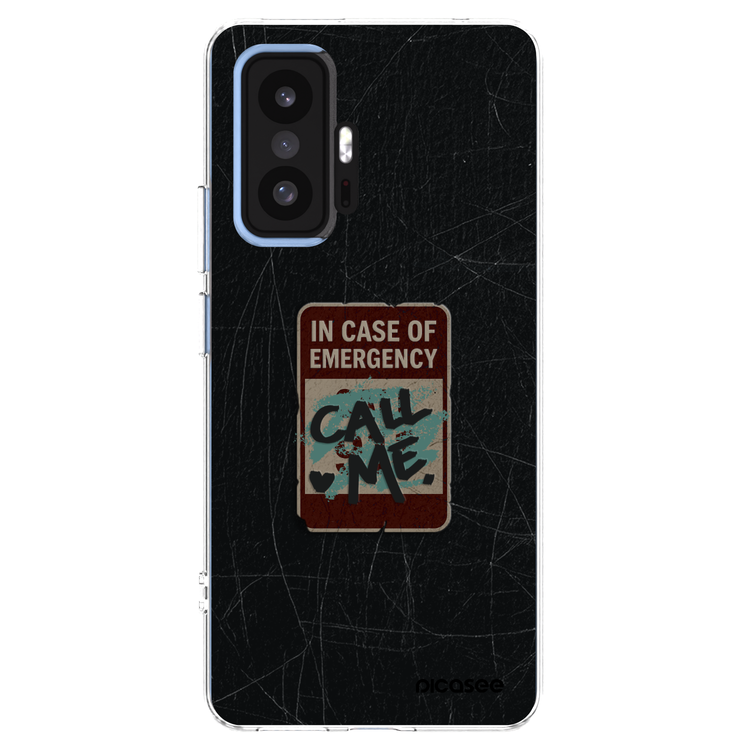 Picasee silikonski prozorni ovitek za Xiaomi 11T Pro - EMERGENCY
