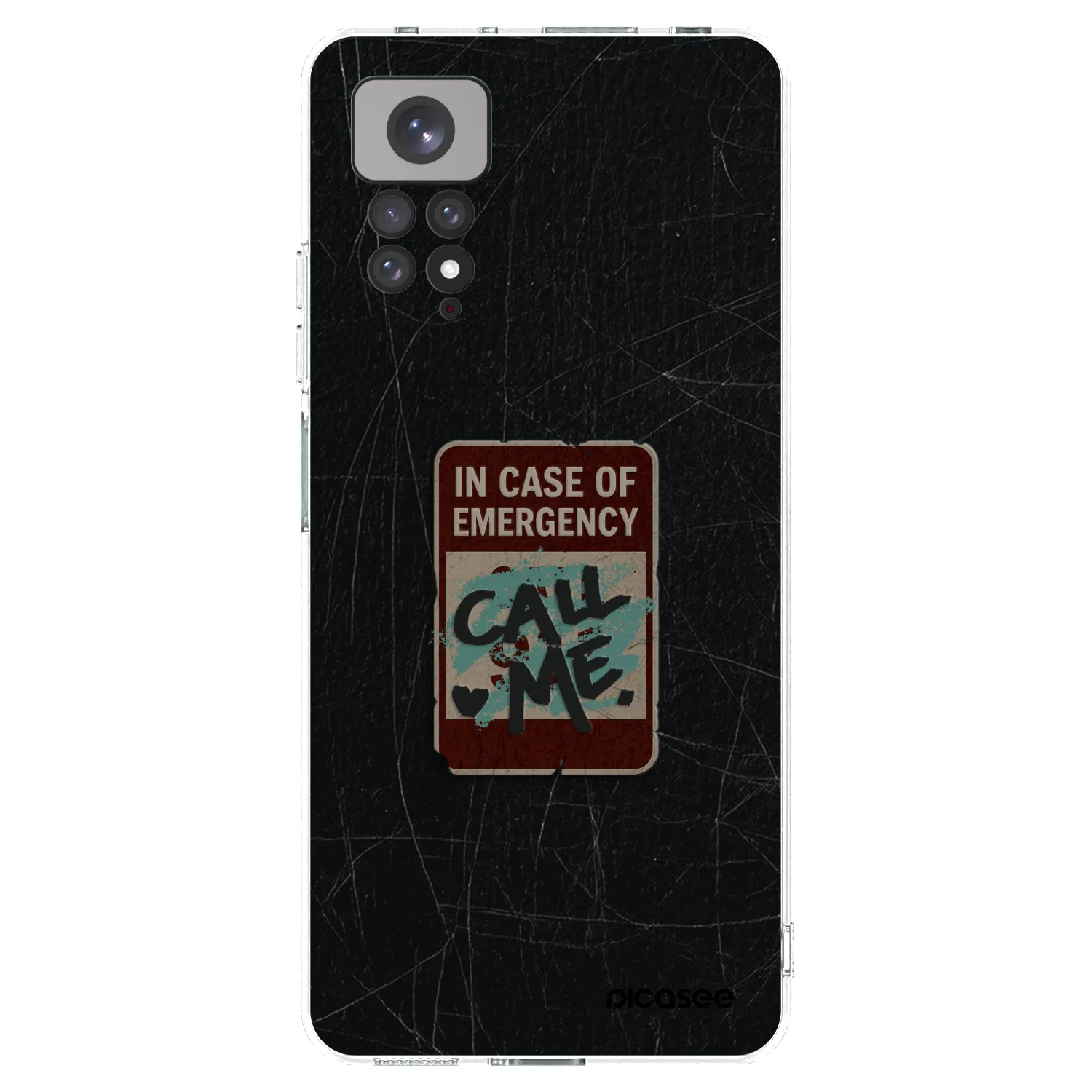 Picasee silikonski prozorni ovitek za Xiaomi Redmi Note 11S 4G - EMERGENCY