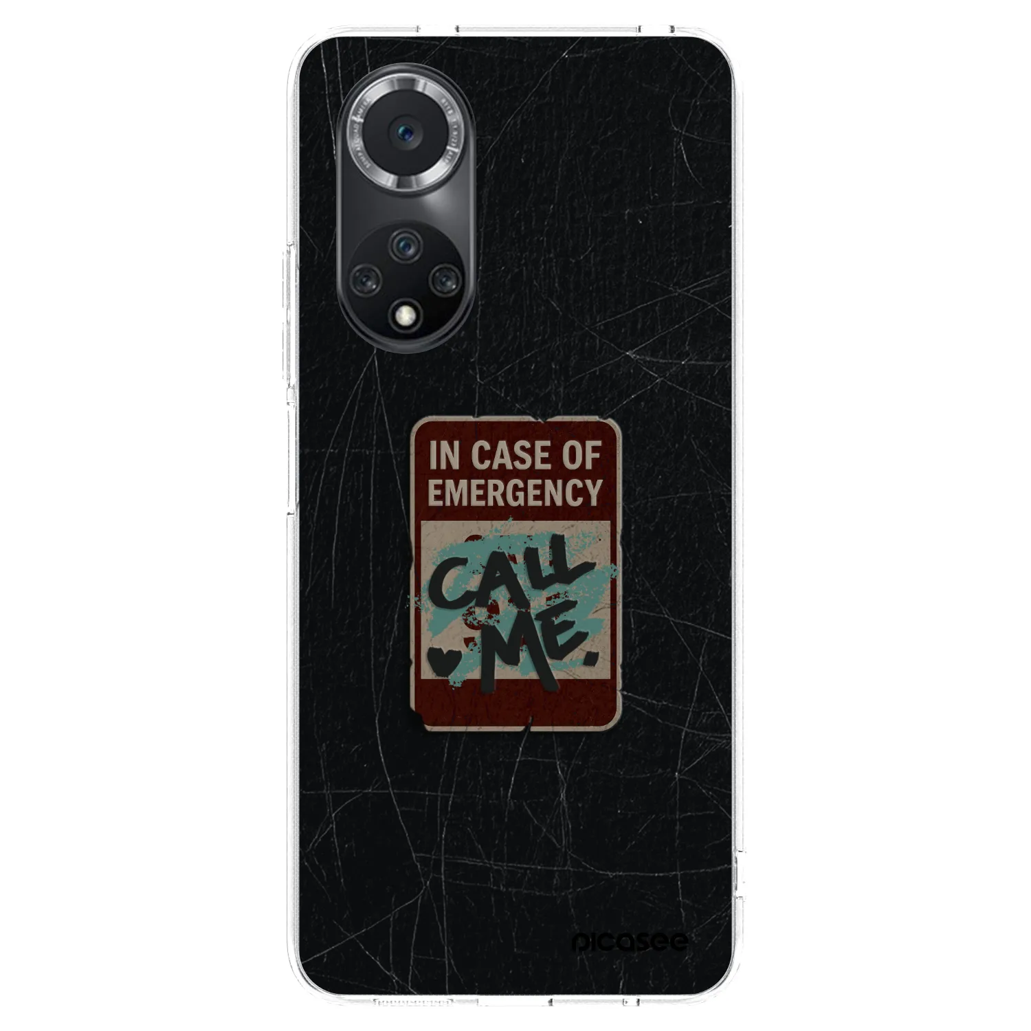 Picasee silikonski prozorni ovitek za Huawei Nova 9 SE - EMERGENCY