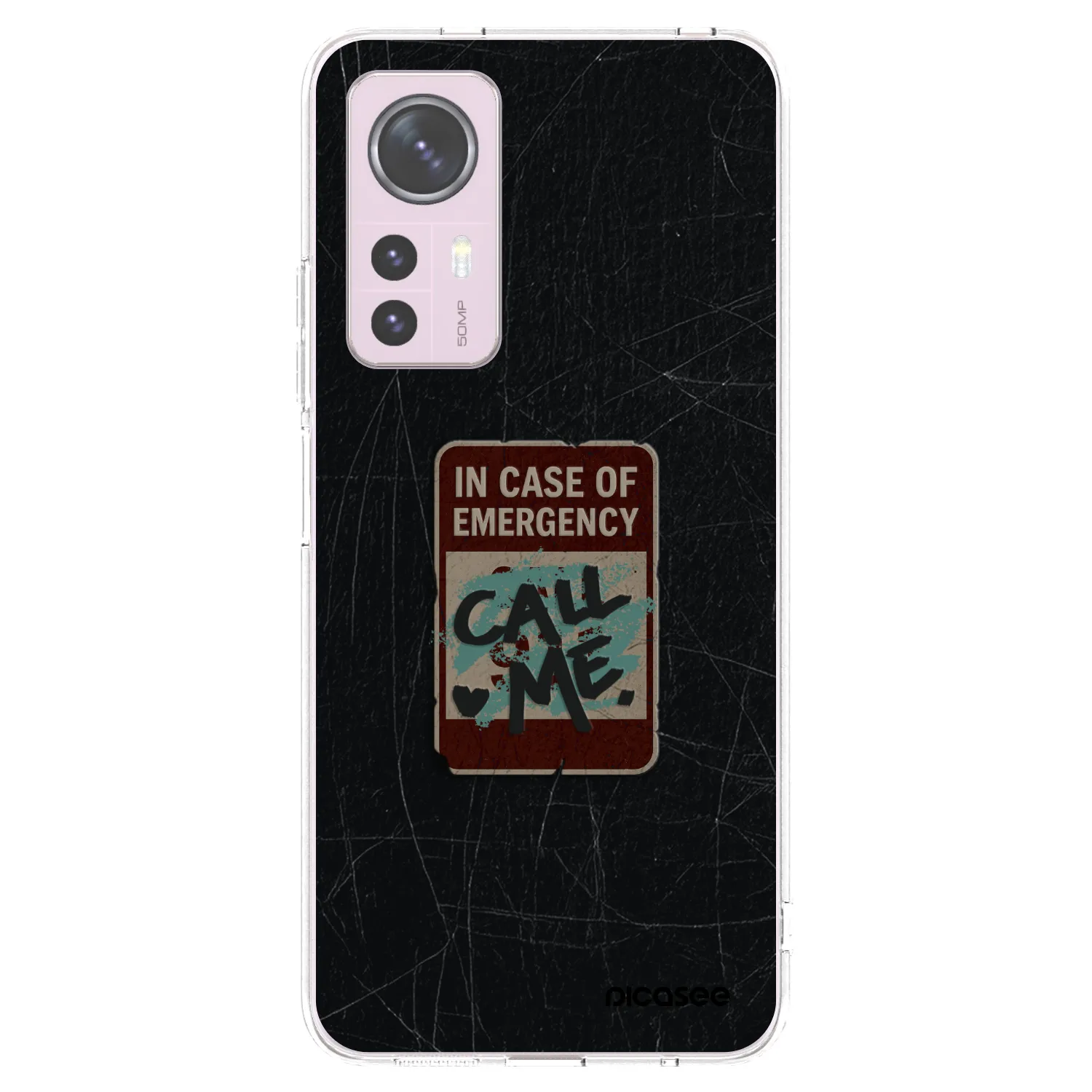 Picasee silikonski prozorni ovitek za Xiaomi 12 - EMERGENCY