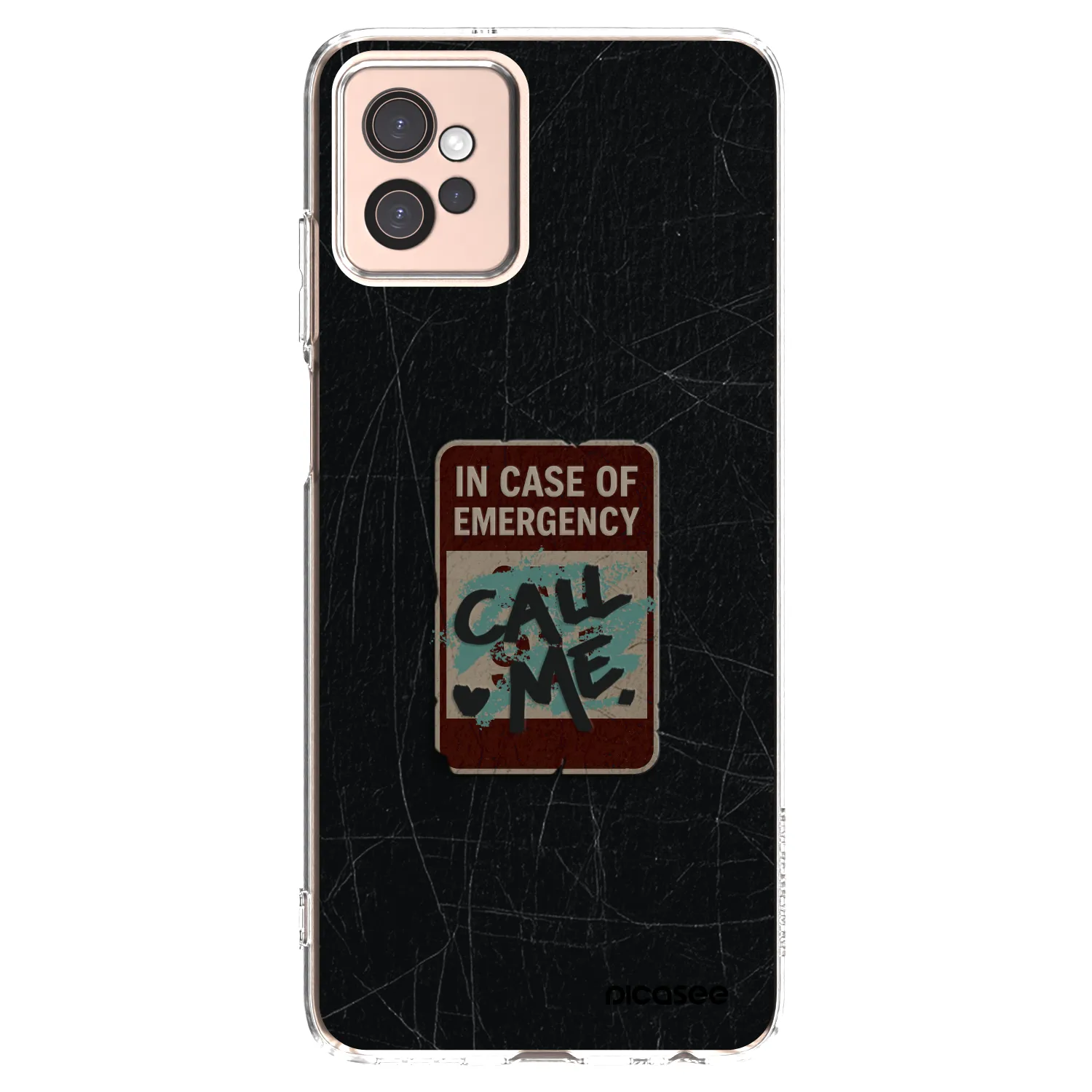 Picasee silikonski prozorni ovitek za Motorola Moto G32 - EMERGENCY
