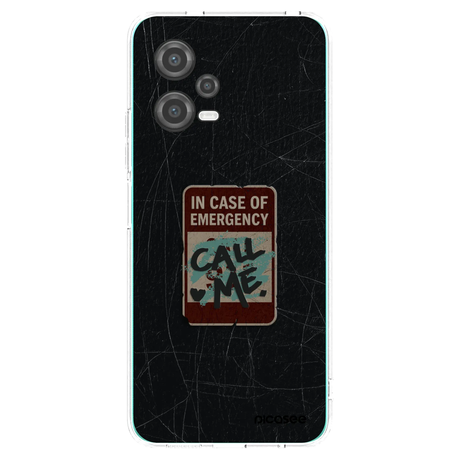 Picasee silikonski prozorni ovitek za Xiaomi Poco X5 - EMERGENCY