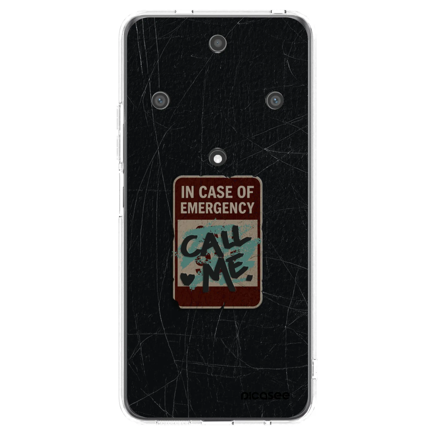 Picasee silikonski prozorni ovitek za Honor Magic5 Lite 5G - EMERGENCY