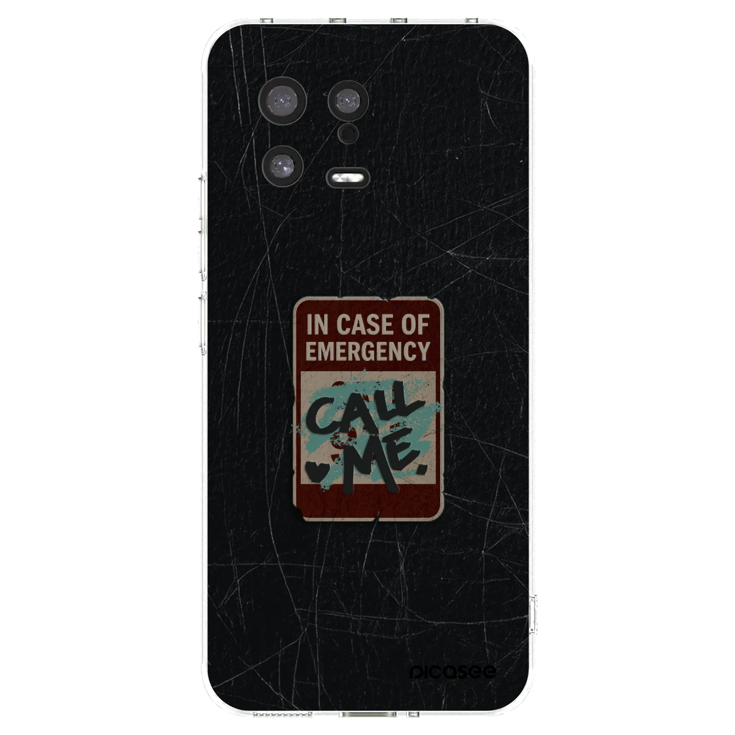 Picasee silikonski prozorni ovitek za Xiaomi 13 - EMERGENCY