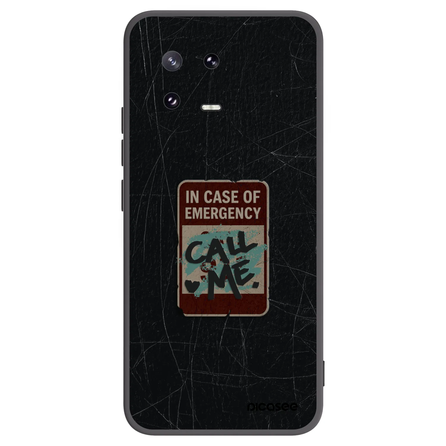 Picasee silikonski črni ovitek za Xiaomi 13 Pro - EMERGENCY