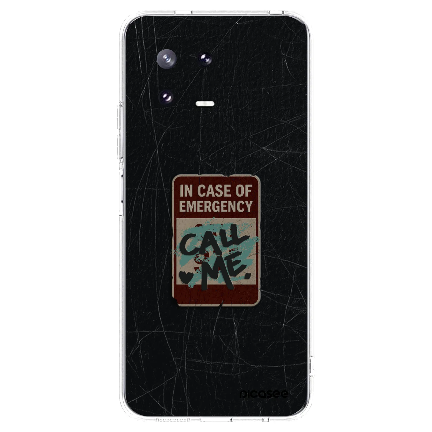 Picasee silikonski prozorni ovitek za Xiaomi 13 Pro - EMERGENCY