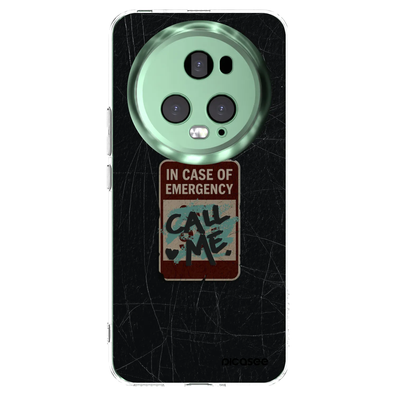 Picasee silikonski prozorni ovitek za Honor Magic5 Pro - EMERGENCY