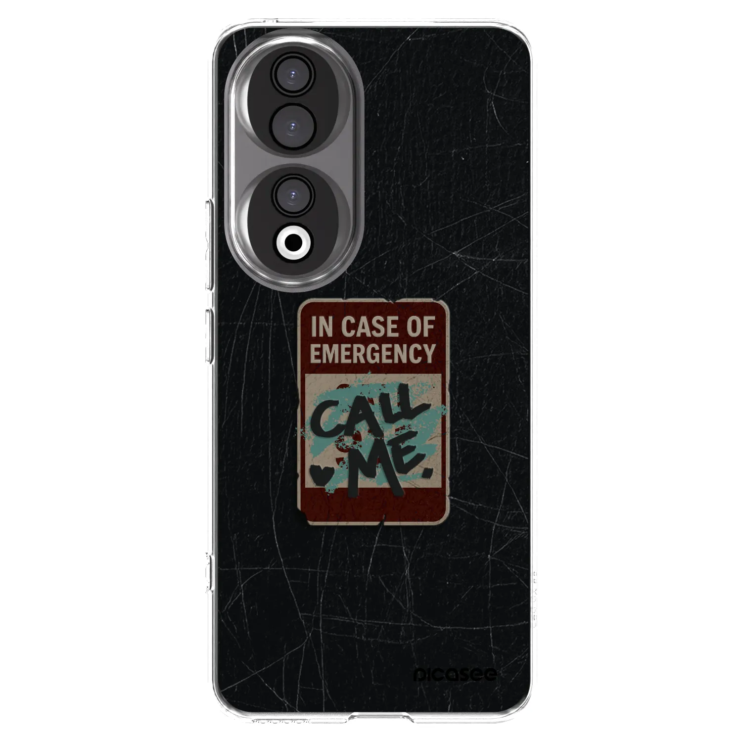 Picasee silikonski prozorni ovitek za Honor 90 5G - EMERGENCY