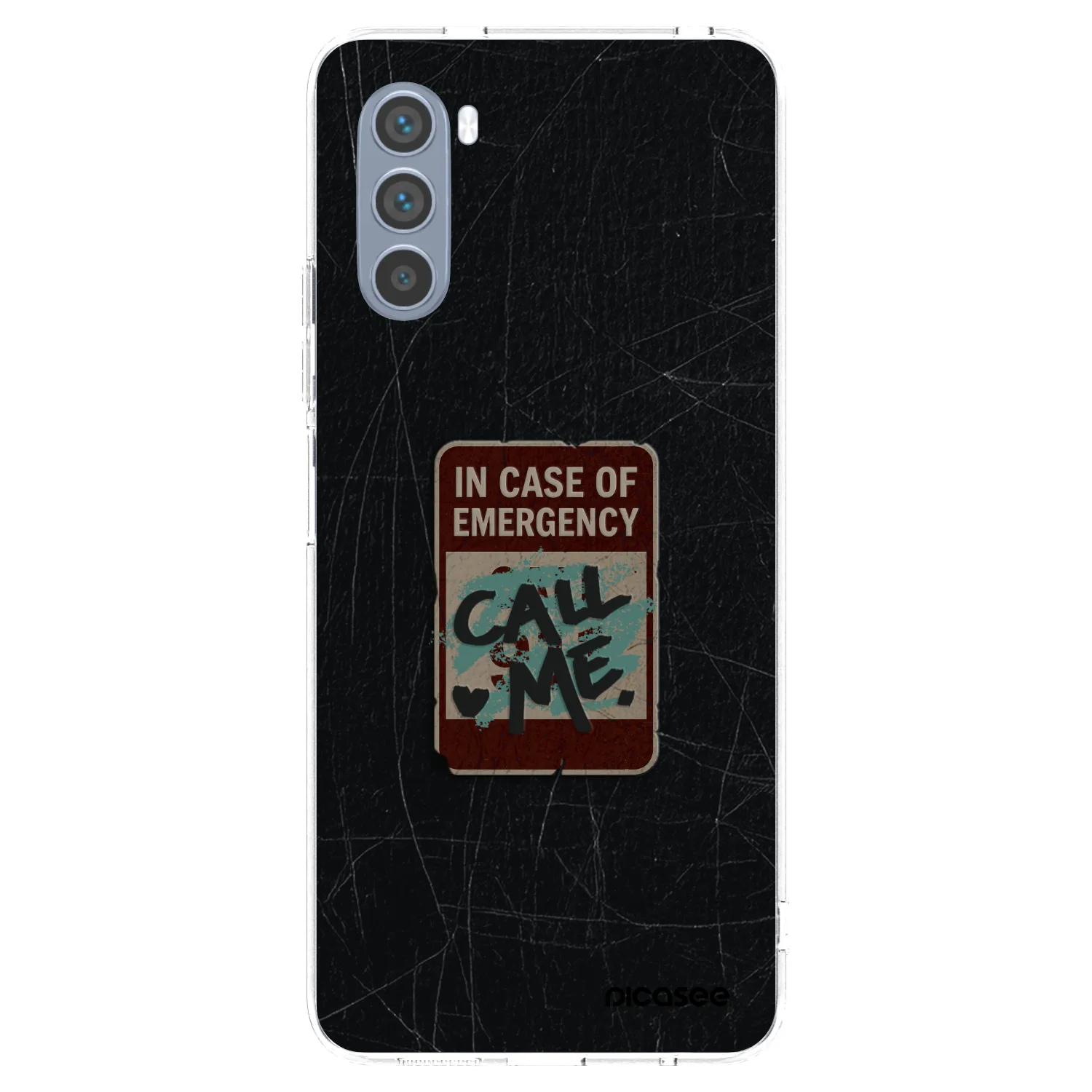 Picasee silikonski prozorni ovitek za Motorola Moto G62 - EMERGENCY