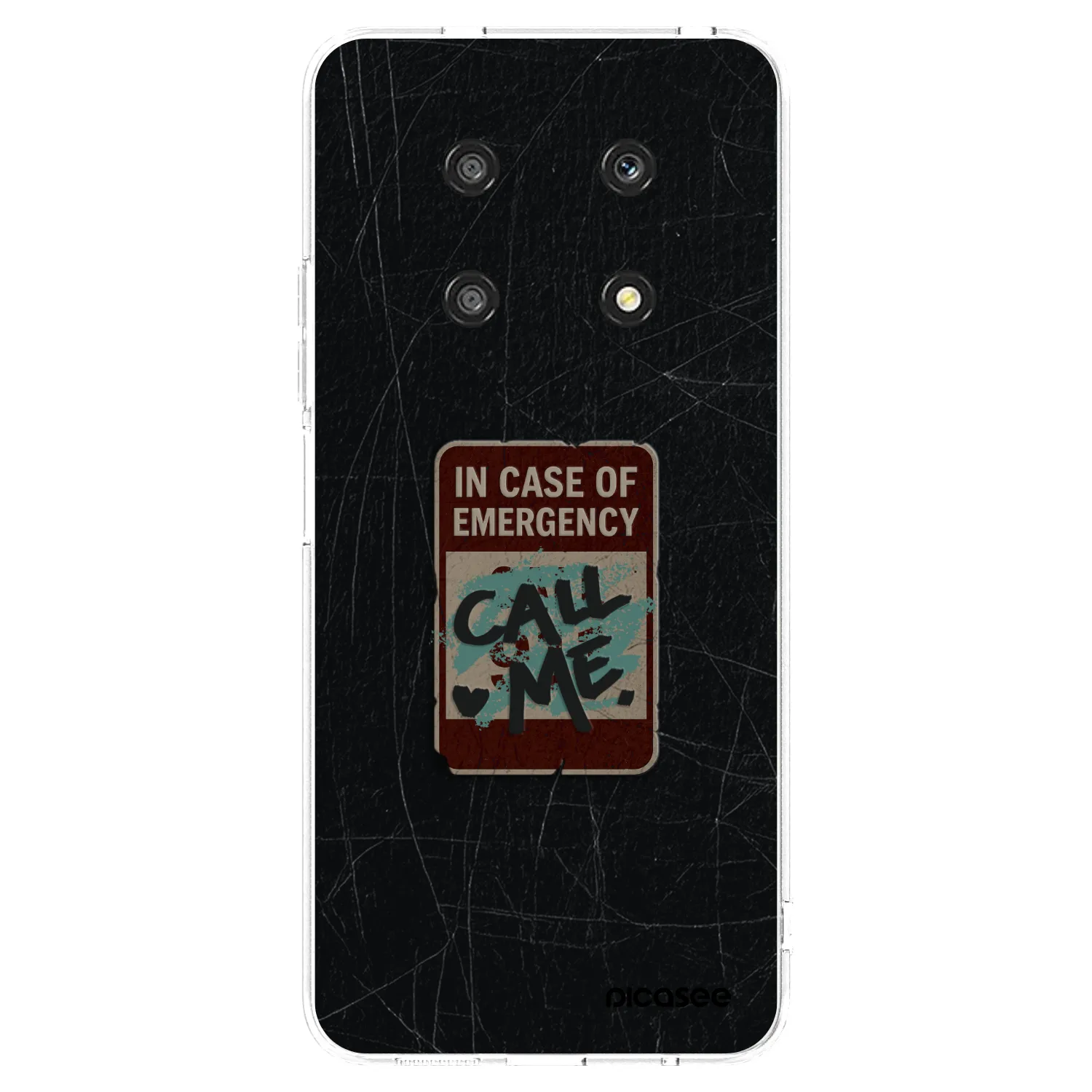 Picasee silikonski prozorni ovitek za Honor Magic4 Lite 5G - EMERGENCY