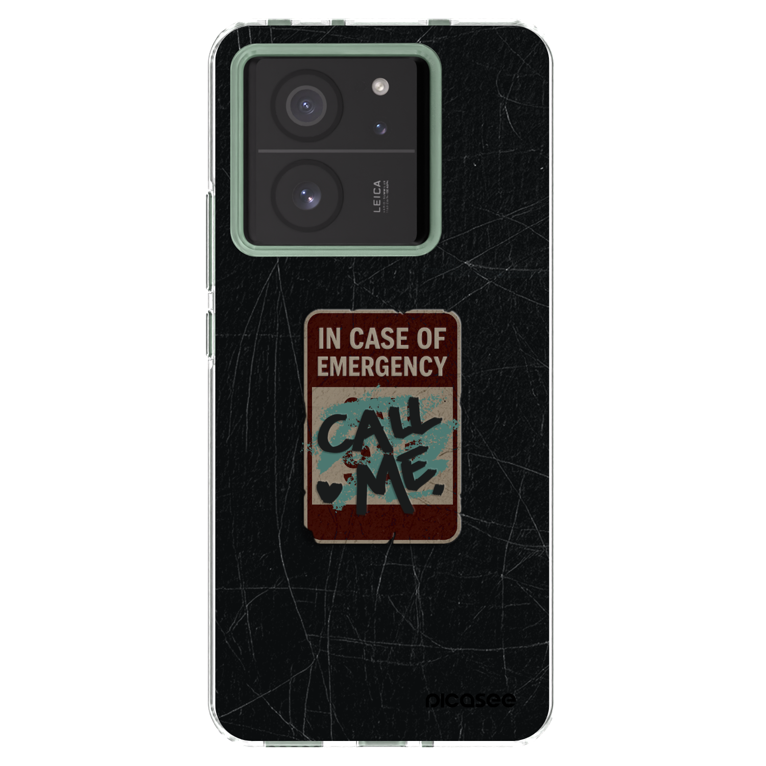 Picasee silikonski prozorni ovitek za Xiaomi 13T - EMERGENCY