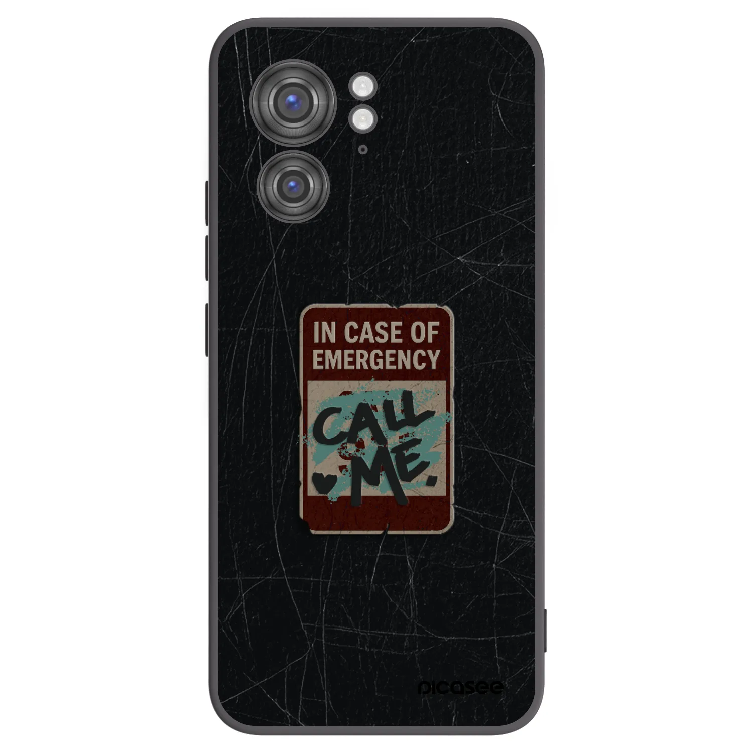 Picasee silikonski črni ovitek za Motorola Edge 40 - EMERGENCY