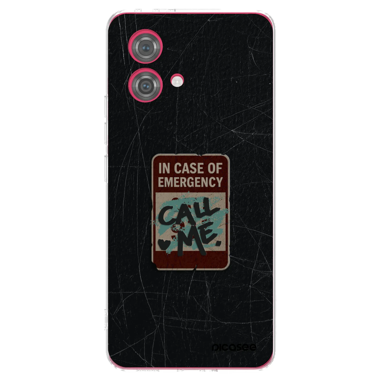 Picasee silikonski prozorni ovitek za Motorola Moto G84 5G - EMERGENCY