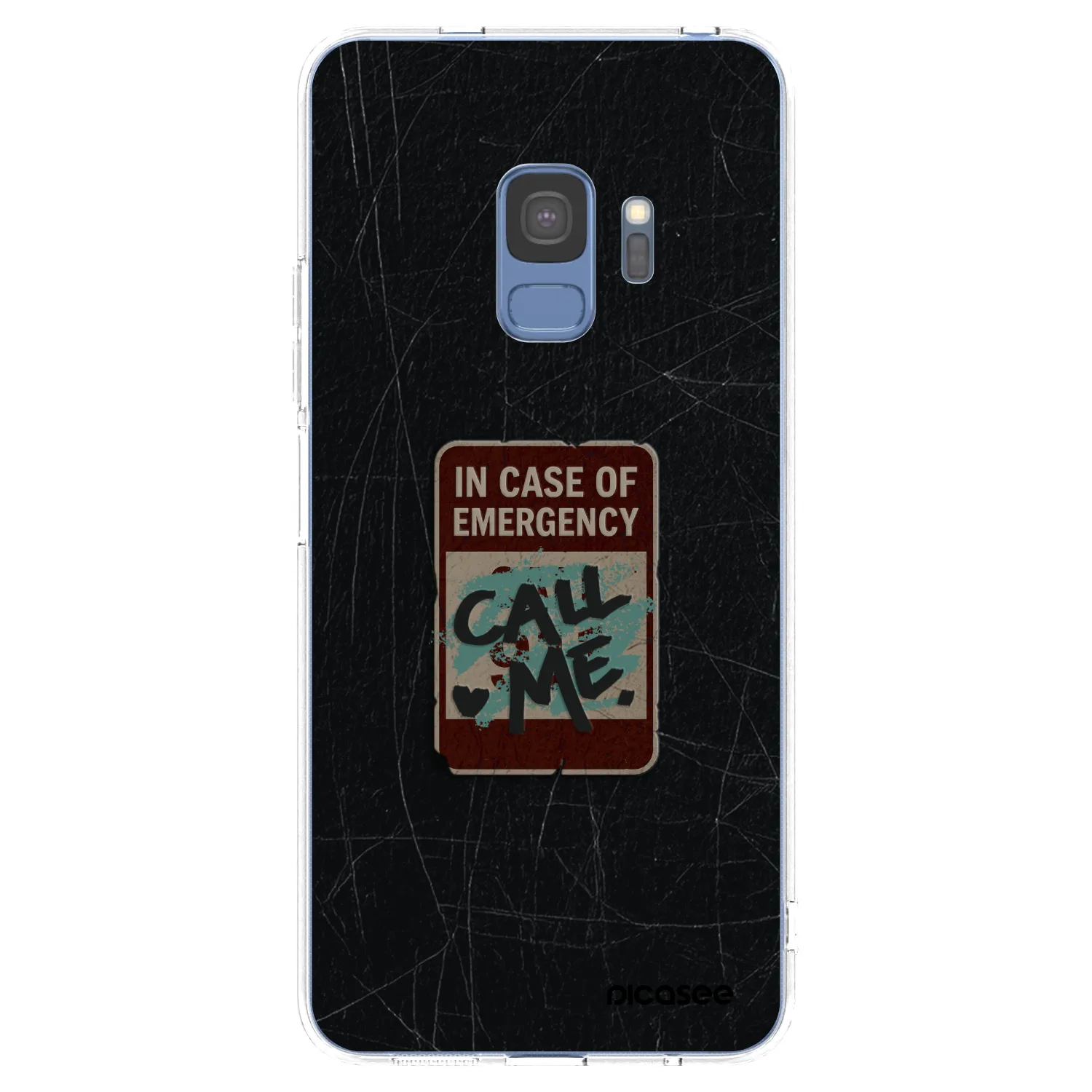 Picasee silikonski prozorni ovitek za Samsung Galaxy S9 G960F - EMERGENCY