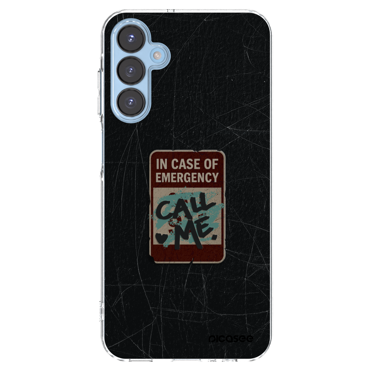 Picasee silikonski prozorni ovitek za Samsung Galaxy A15 A156B 5G - EMERGENCY