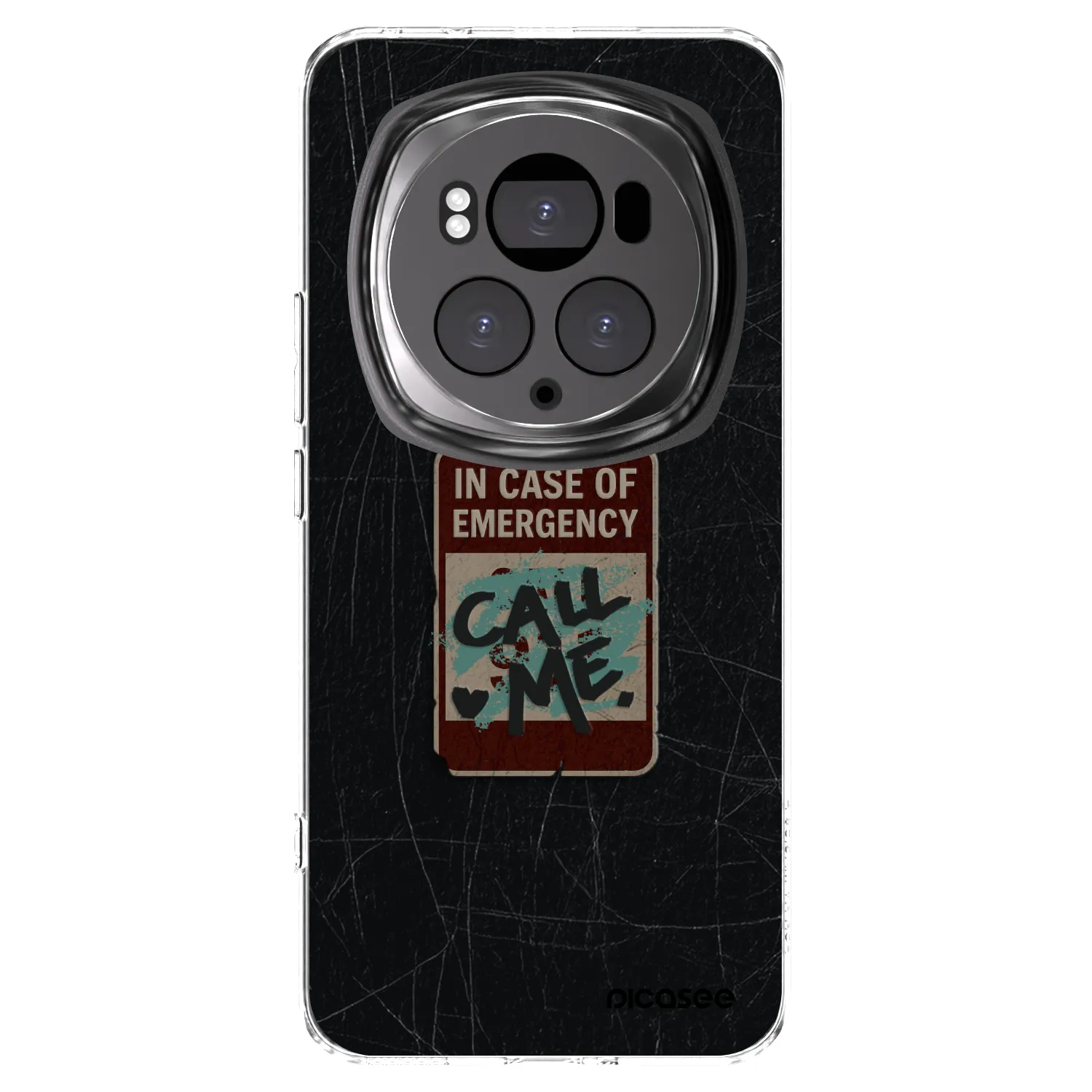 Picasee silikonski prozorni ovitek za Honor Magic6 Pro - EMERGENCY