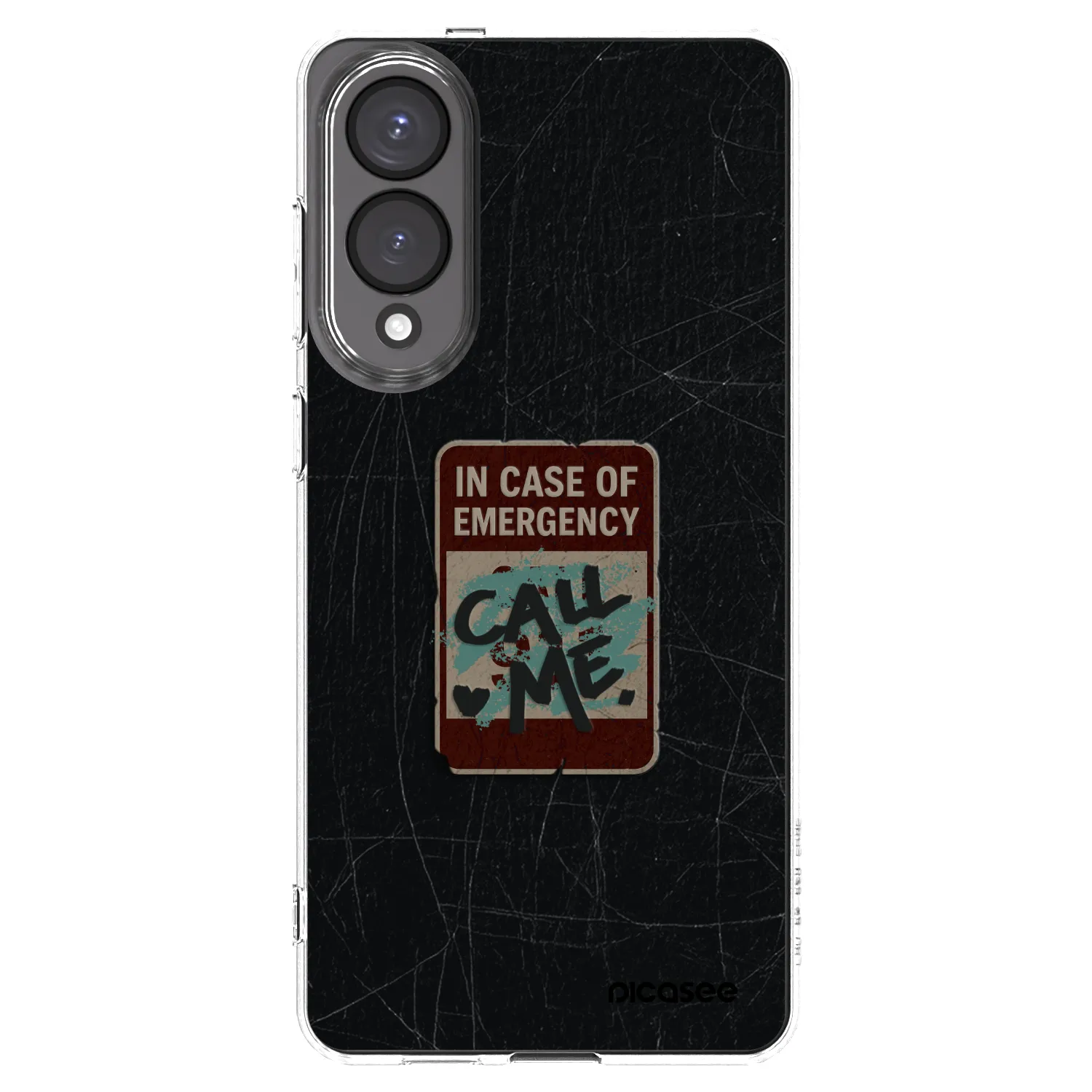 Picasee silikonski prozorni ovitek za Samsung Galaxy S25 Edge 5G - EMERGENCY