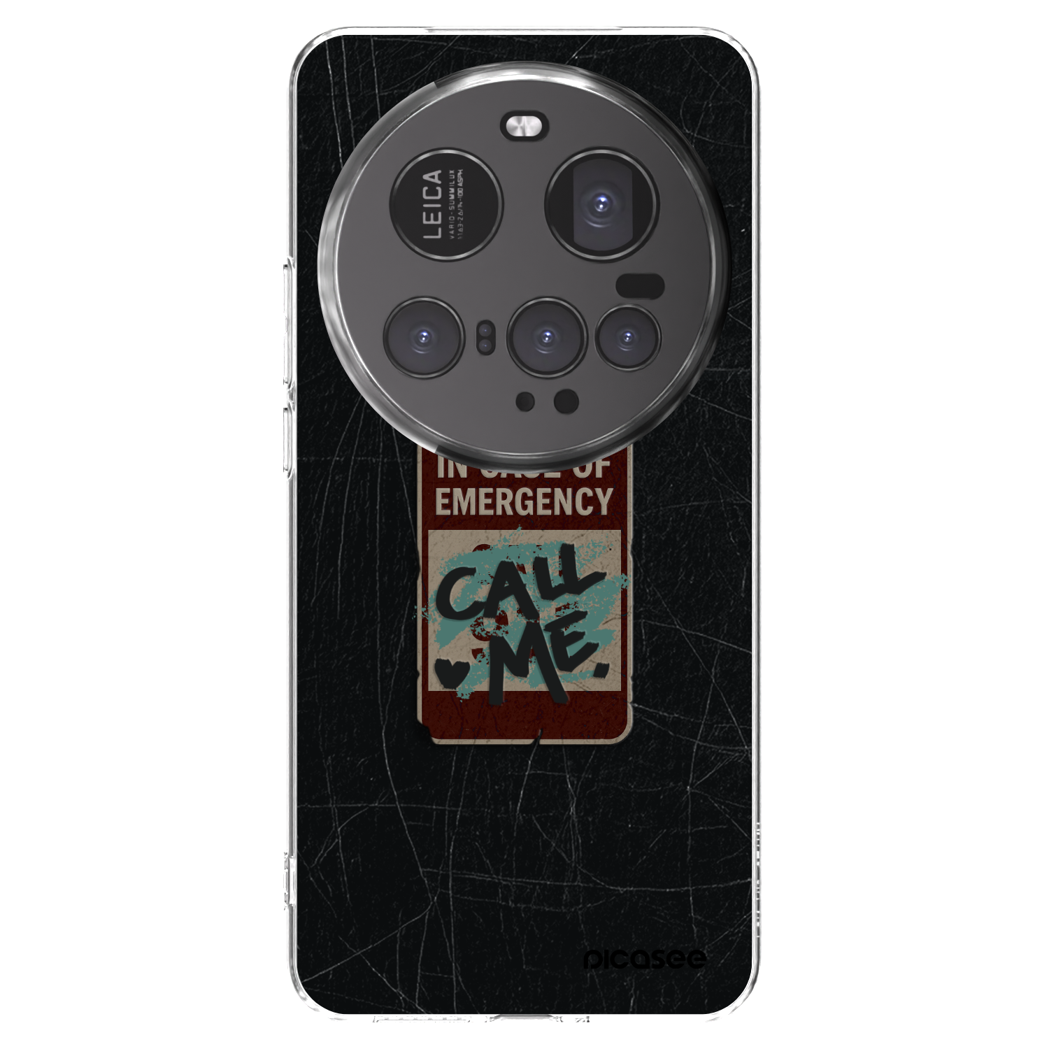 Picasee silikonski prozorni ovitek za Xiaomi 15 Ultra - EMERGENCY