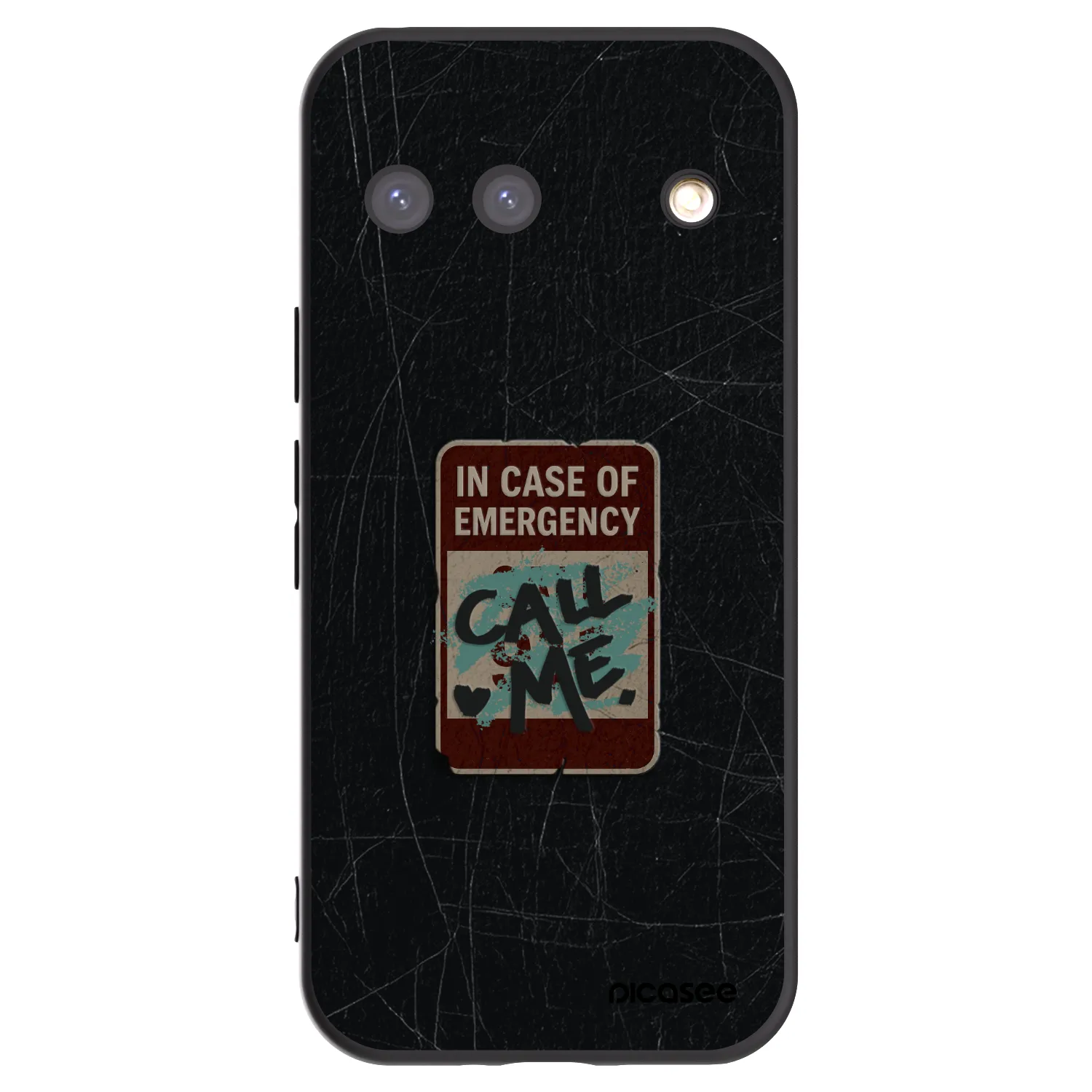 Picasee silikonski črni ovitek za Google Pixel 9 - EMERGENCY