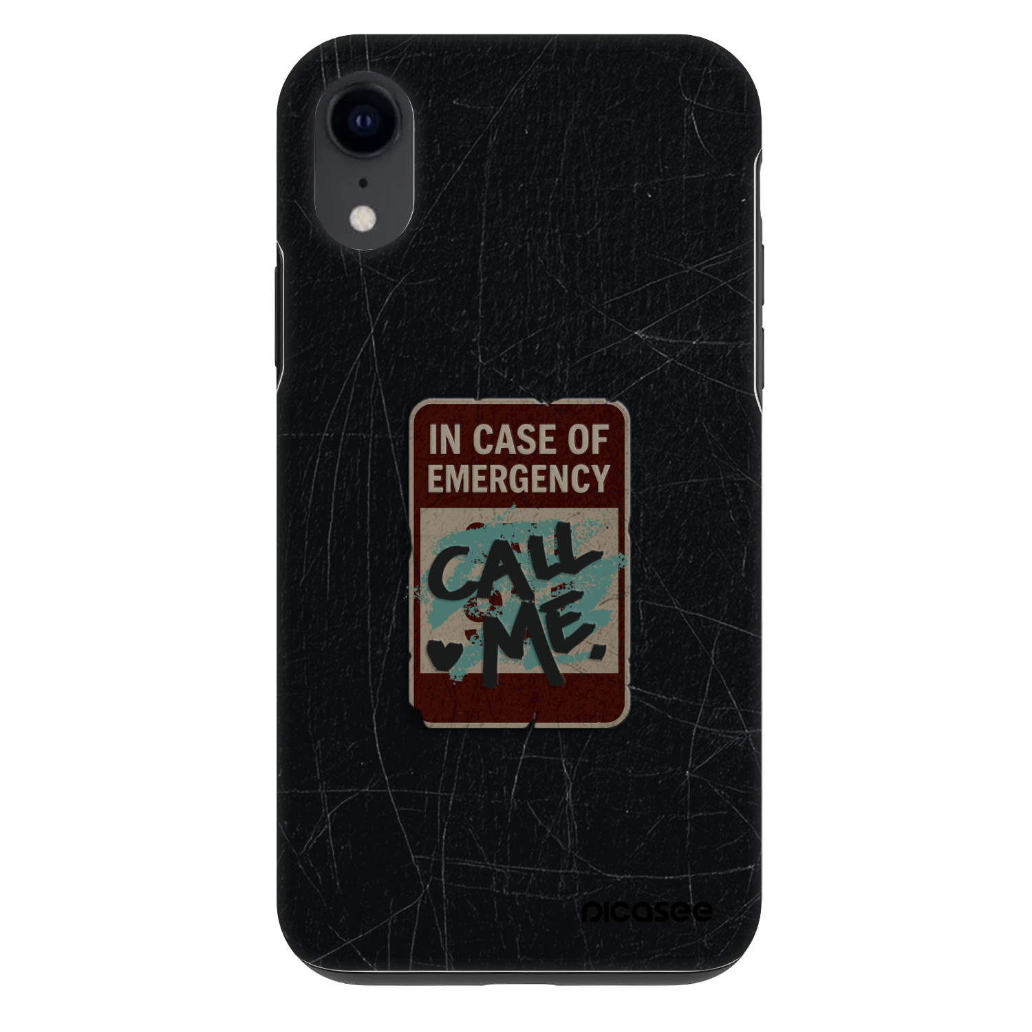 Picasee Fashion Case za Apple iPhone XR - EMERGENCY