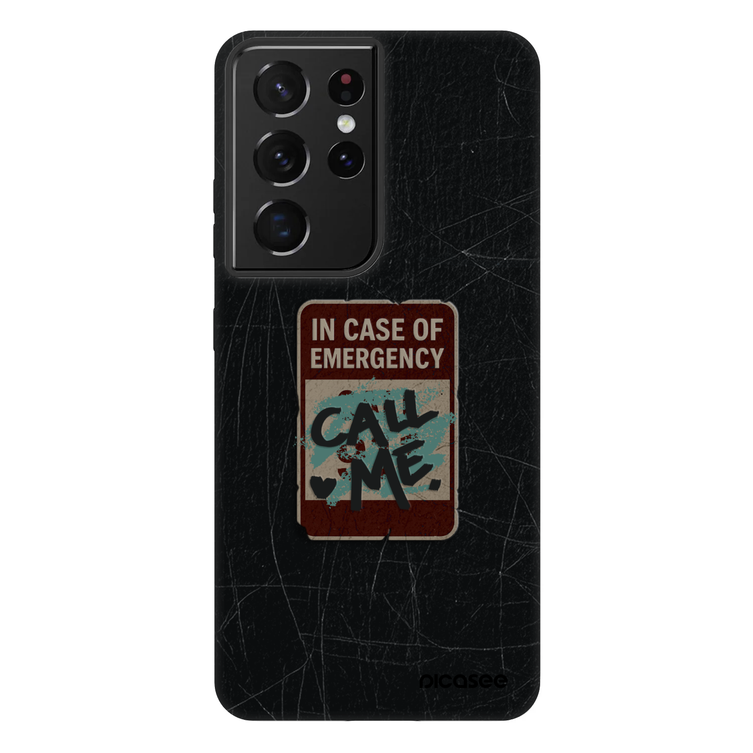 Picasee Fashion Case za Samsung Galaxy S21 Ultra 5G G998B - EMERGENCY