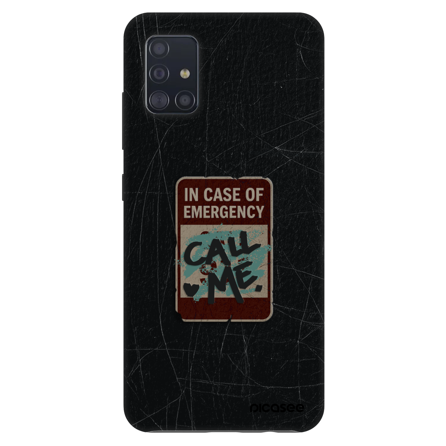 Picasee Fashion Case za Samsung Galaxy A51 A515F - EMERGENCY