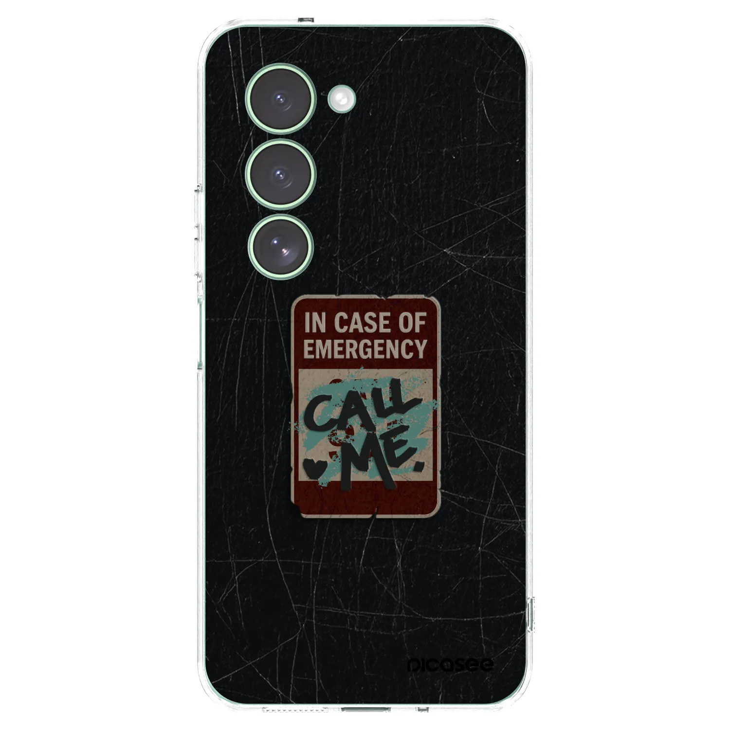 Picasee silikonski prozorni ovitek za Xiaomi Redmi 15 5G - EMERGENCY