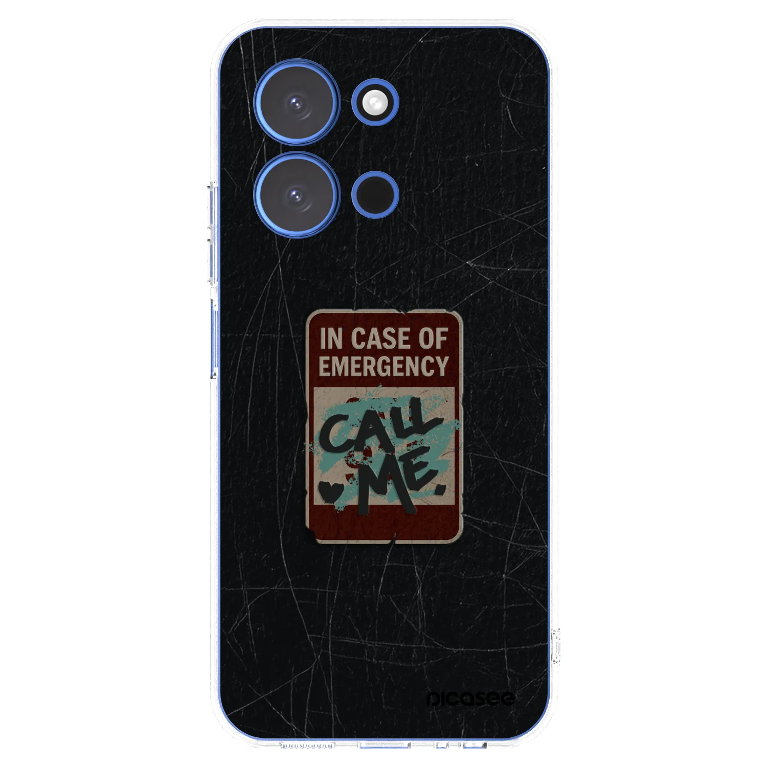 Picasee silikonski prozorni ovitek za Xiaomi Redmi 15C 4G - EMERGENCY