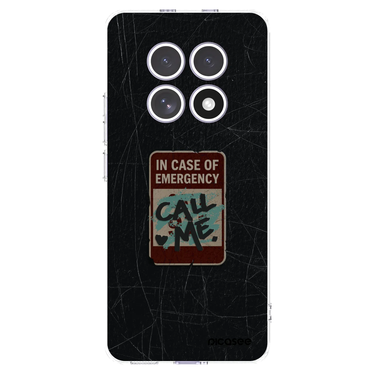 Picasee silikonski prozorni ovitek za Xiaomi Redmi Note 15 - EMERGENCY