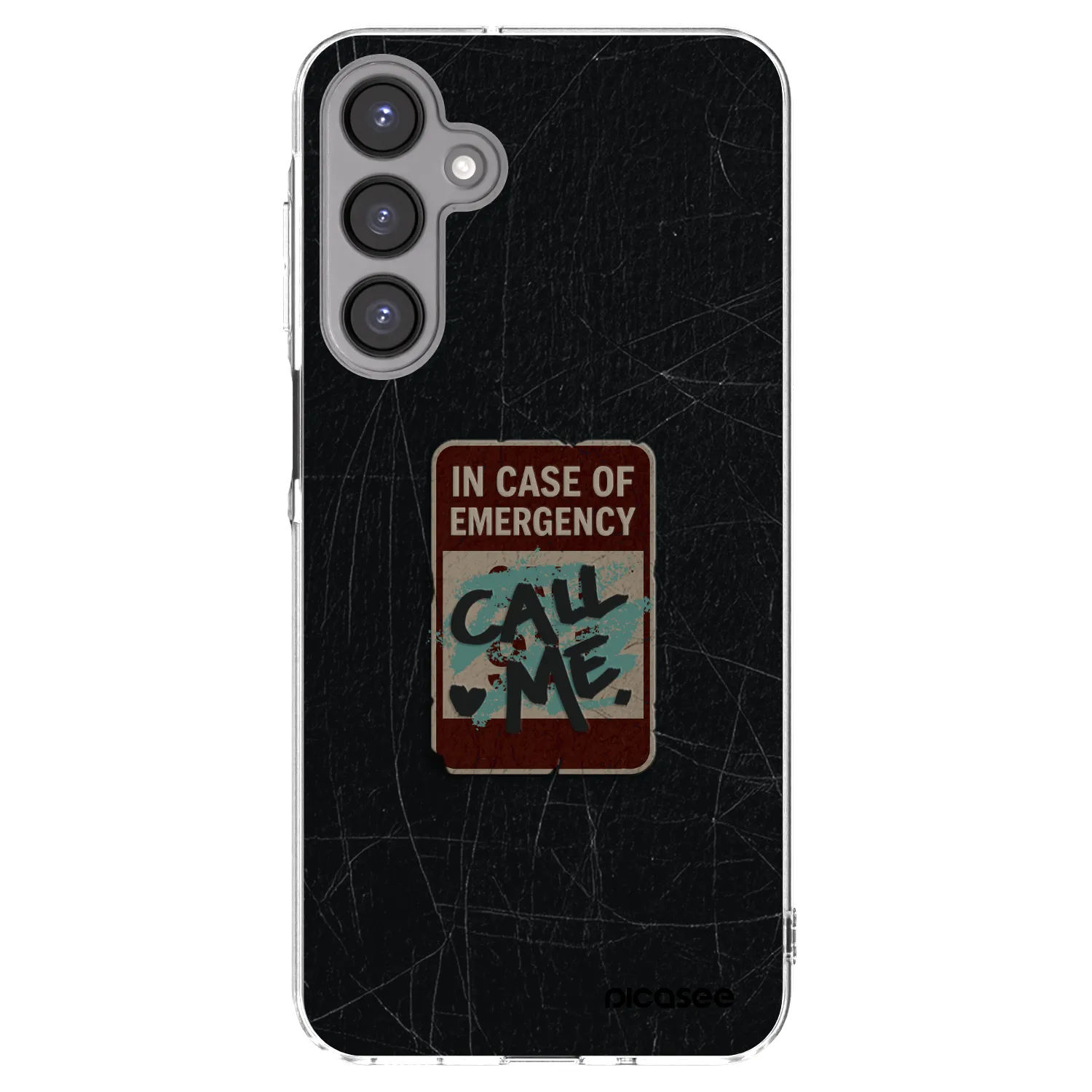 Picasee silikonski prozorni ovitek za Samsung Galaxy A16 4G - EMERGENCY