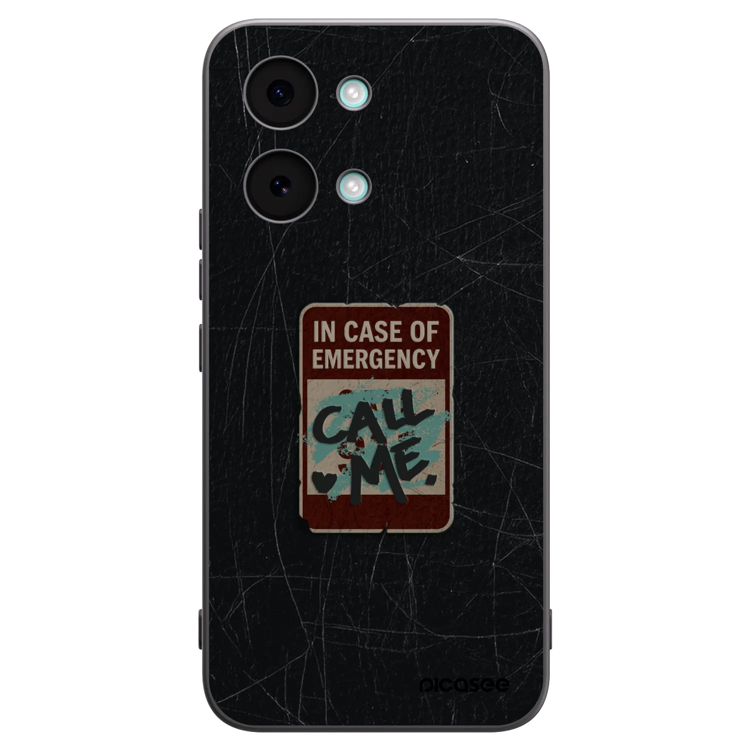 Picasee silikonski črni ovitek za Xiaomi Poco X8 Pro Max - EMERGENCY