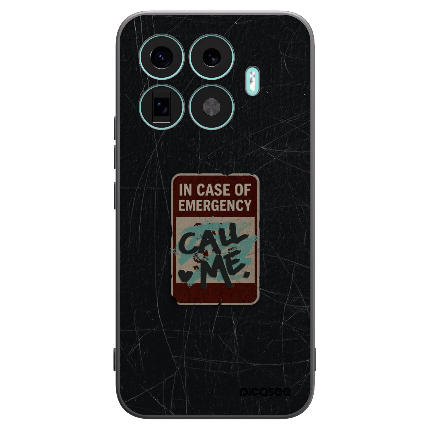 Picasee silikonski črni ovitek za Xiaomi 17T Pro - EMERGENCY