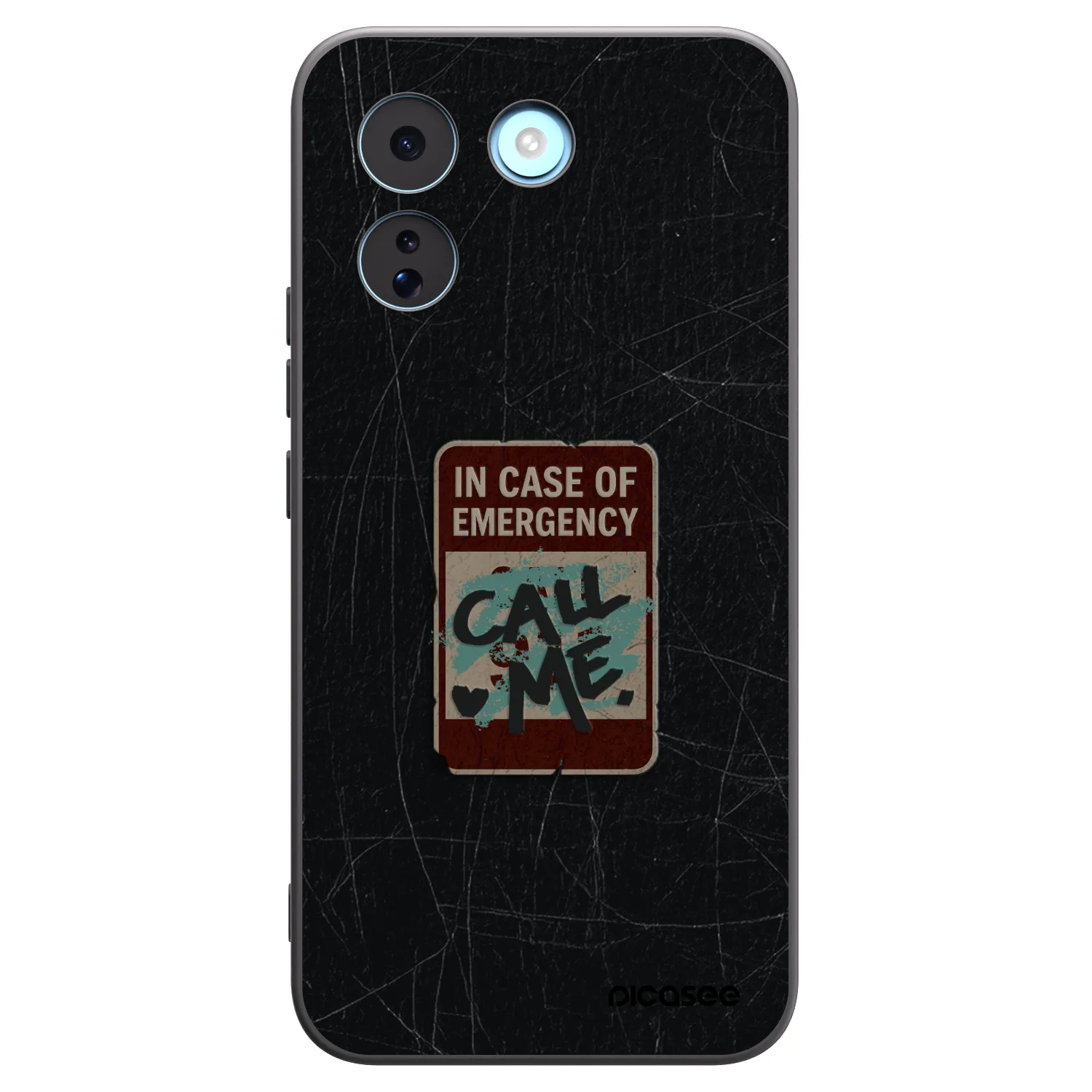 Picasee silikonski črni ovitek za Xiaomi Redmi Note 17 Pro MAX 5G - EMERGENCY
