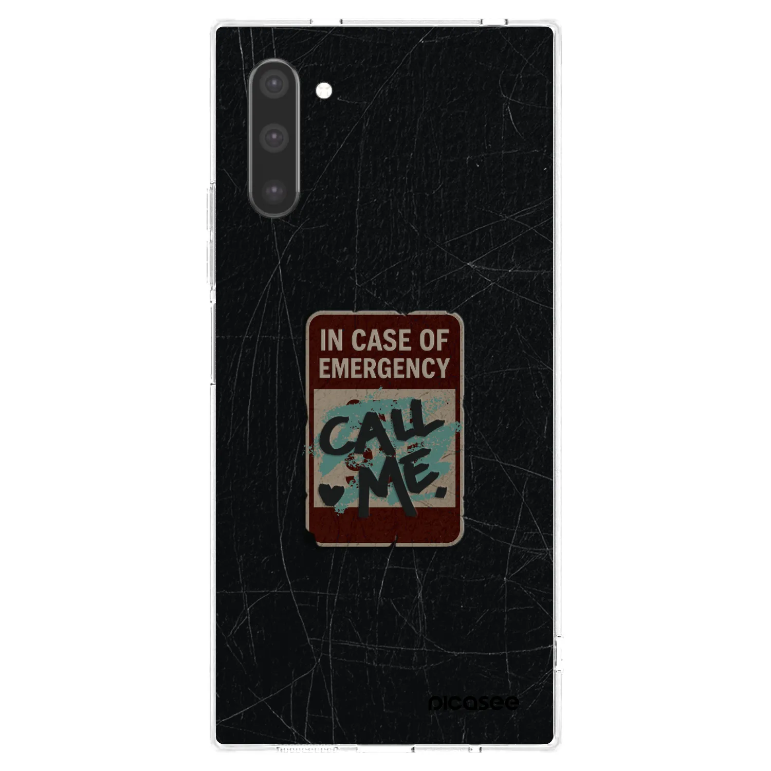 Picasee silikonski prozorni ovitek za Samsung Galaxy Note 10 N970F - EMERGENCY