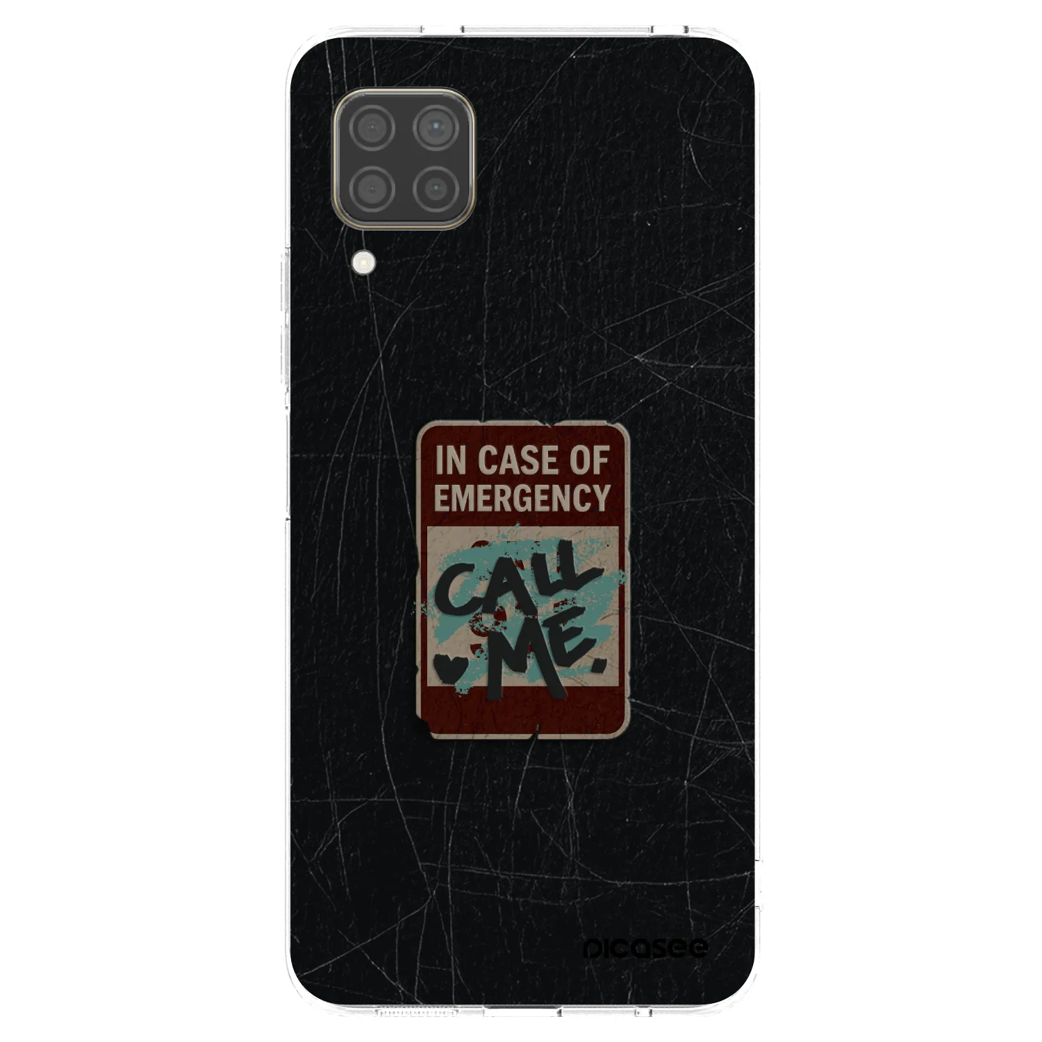 Picasee silikonski prozorni ovitek za Huawei P40 Lite - EMERGENCY