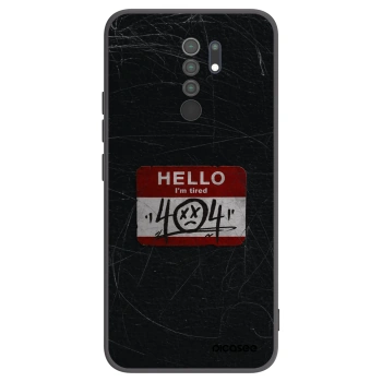 Picasee silikonski črni ovitek za Xiaomi Redmi 9 - HELLO 404