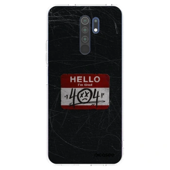 Picasee silikonski prozorni ovitek za Xiaomi Redmi 9 - HELLO 404