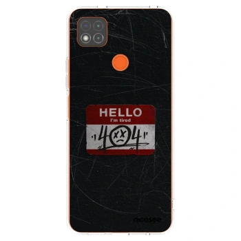 Picasee silikonski prozorni ovitek za Xiaomi Redmi 9C - HELLO 404