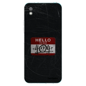 Picasee silikonski črni ovitek za Xiaomi Redmi 9A - HELLO 404