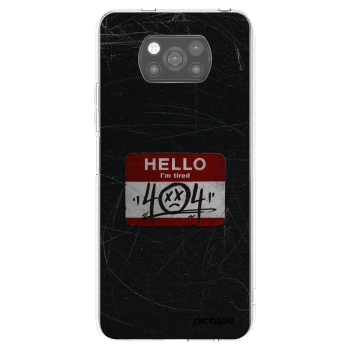 Picasee silikonski črni ovitek za Xiaomi Poco X3 - HELLO 404