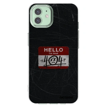 Picasee silikonski prozorni ovitek za Apple iPhone 12 - HELLO 404