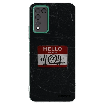 Picasee silikonski prozorni ovitek za Honor 10X Lite - HELLO 404