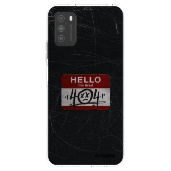 Picasee silikonski prozorni ovitek za Xiaomi Poco M3 - HELLO 404
