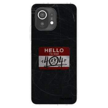 Picasee silikonski prozorni ovitek za Xiaomi Mi 11 - HELLO 404